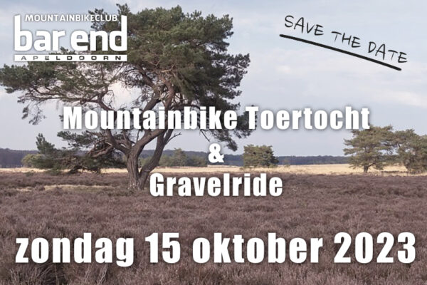 Zondag 15 oktober MTB toertocht  & Gravelride Apeldoorn